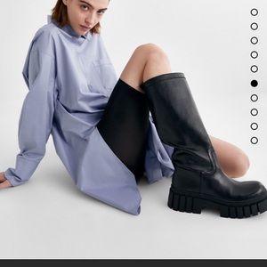 Zara Lug sole boots